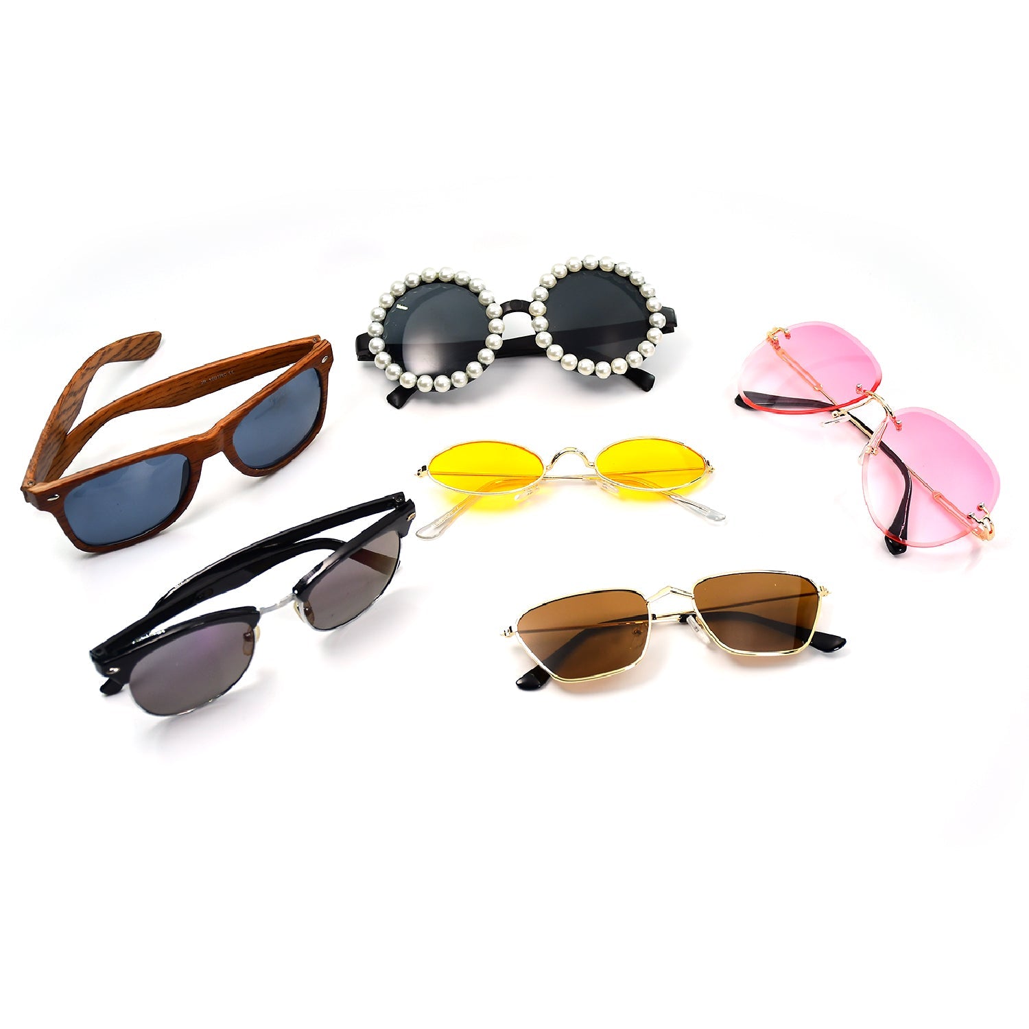 4951 1Pc Mix frame Sunglasses for men and women. Multi color and Different shape and design. DeoDap 4951 1Pc Mix frame Sunglasses for men and women. Multi color and Different shape and design. DeoDap